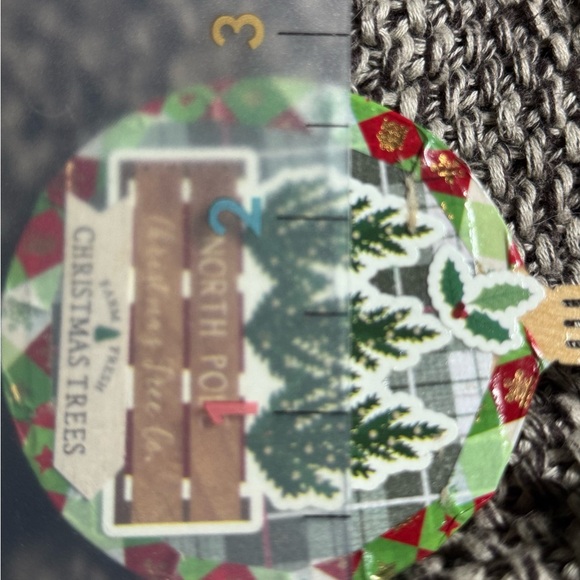 A set of 4 new unique handmade wooden 2.75x2.75” Christmas Tree Ornaments $32 - Picture 7 of 14